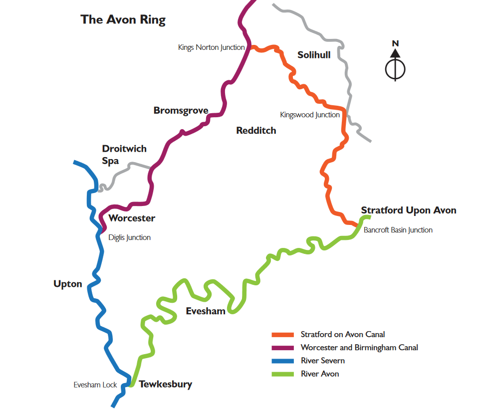Map of the Avon Ring